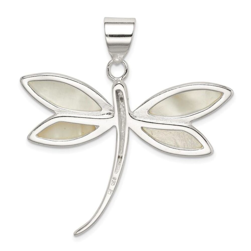 Kazi Luxury Sterling Silver White Shell Dragonfly… - image 4